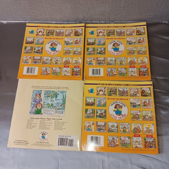 Little Critter Golden Books Lot 4 Mercer Mayer Children Kids Picture 80s 90s - Picture 2 of 2